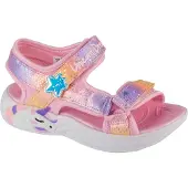 SKECHERS Sandaalit Valolla - Unicorn Unet - Light Pink Multi - - 31 - LED-kengät