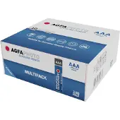 Agfa 110-859361, Kertakäyttöinen akku, AAA, Alkali, 1,5 V, 100 kpl, Musta, Sininen, Punainen, Valkoinen