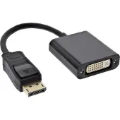 InLine Adapter Displayport to DVI M-F -adapteri, Musta