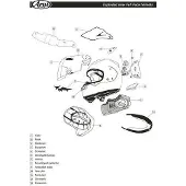 Arai Renegade-v Kypärän Etuinen Ilmanvaihtoaukko