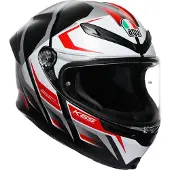 AGV K6 S Karve Integraalikypärät Matta/Musta/Valkoinen/Punainen unisex, size L