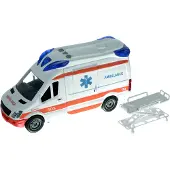 Kruzzel Ambulanssilelu äänellä ja valolla, 30 cm
