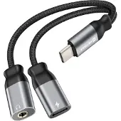 Swissten USB-C (ur) - USB-C/3.5 mm haaroitin
