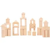 Small Foot Wooden Building Blocks in Bag 50dlg.