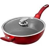 Berlinger Haus Pan GRANITE 32CM BERLINGER HAUS BURGUNDY RED METALLIC LINE BH-1261-N