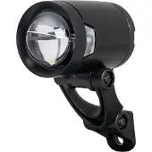 Herrmans Feu avant - - H-Black Pro - LED 200 lumens - Ohjaustangon ja haarukan asennus - Väri musta ja hopea