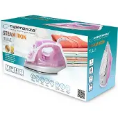 Esperanza EHI004 iron Dry &amp; Steam iron Ceramic soleplate 2400 W Purple, White