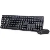 Gembird KBS-WCH-03 keyboard Mouse included Universal RF Wireless + USB QWERTY English Black