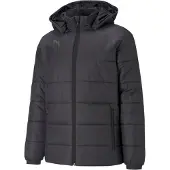 Puma Talvitakki Teamliga Padded - Musta/valkoinen Lapset, koko 128 cm