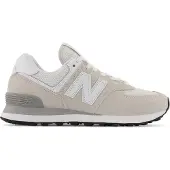 New Balance for woman. WL574V3 Leather Sneakers 574 Core beige (37.5), Flat, Laces, Casual