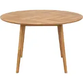 Ebuy24 Ruokapöytä Nagano D120xH75cm, tammi
