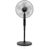 Eta Tuuletin Naos Tuuletin ETA260790000 Jalustatuuletin, Nopeuksien lukumäärä 4, 50 W, Oskillaatio, Halkaisija 43 cm, Musta