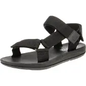 Camper for man. K100539-001 Match Sandals black (41), Flat, 1 to 3 cm, Velcro, Casual