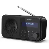 Sharp DR-P420, Kannettava, Digitaalinen, DAB, DAB+, FM, Automaattinen skannaus, Automaattinen viritys, 2 W, AAC (DRP420BK)