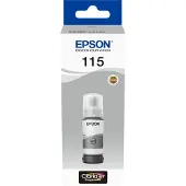 Epson 115 EcoTank-mustepullo, 70 ml, harmaa