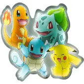 Teknofun Pokémon Starters Group Neon seinävalaisin