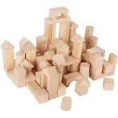 Small Foot - Wooden Building Blocks in Bag 100dlg.