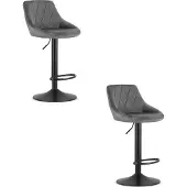 Leobert Kast Chair Set, grey, 49x45.5x85-105cm