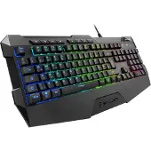Sharkoon SKILLER SGK4, Langallinen, USB, Kalvokytkin, QWERTZ, RGB LED, Musta (4044951020454)