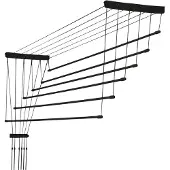 Kadax Katto Kylpyhuone Pyykinkuivain 6 sauvaa 180cm