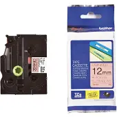 Brother tzeb31 tape catridge 12mm5m signal orange/ black p-touch 200 210e 220 300 310 2500pc 9500pc rl700s