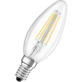Osram E14 806lm 2700K filamentti led-kynttilälamppu, kirkas