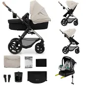 Kinderkraft MOOV 2 4-in-1 Yhdistelmävaunut, Moonlight Grey