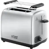 Russell Hobbs Adventure 24080-56 -leivänpaahdin, 2 viipaleita, hopea