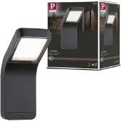 Paulmann Led ulkoseinävalaisin Kulma, Musta, Alumiini