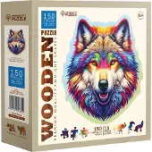 Wooden City Puupalapeli, Sateenkaari susi, woodencity, HE 0205-M,