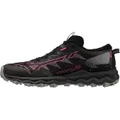Mizuno Women's Wave Daichi 7 Gore-Tex Black/Fuchsia Fedora/Quiet Shade Juoksukengät 37