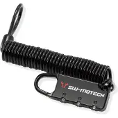 SW-Motech laukun vaijerilukko 180 Cm LUKKO NUMEROKOODILLA