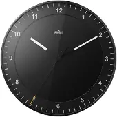 Braun - Seinäkello Ø 30 cm Musta
