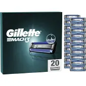 Gillette Partakoneen terät Mach3, 20 kpl