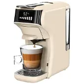 HiBREW 5-in-1 capsule coffee maker H1B-beige (beige)