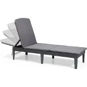 Keter Jaipur Sun Lounger Day Bed tyynyillä 58 x 187 x 29 cm