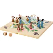 Small Foot - Wooden Ludo Game Farm Animals