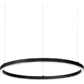 Ideal Lux Led riippuvalaisin Oracle Slim, Musta, Olohuone/ruokailutila, Alumiini, Moderni