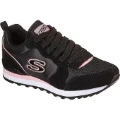 SKECHERS Matalavartiset tennarit vaaleanpunainen / musta
