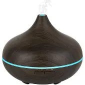 INF Ultraääni-ilmankostutin aromilampulla 500 ml tummanruskea