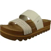 Reef for woman. CI8095 Cushion Vista Hi beige sandals (37.5), 3 to 5 cm, None, Casual