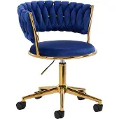 Activeshop Kosmetiikkatuoli 4Rico QS-GW01G, korkeussäädettävä, Sininen