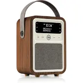 VQ ViewQuest Monty - kannettava DAB-radio - 10 Watt - pähkinäpuu