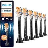 Philips Sonicare Premium All-in-One HX9096/88 vaihtopäät hammasharjaan Black 6 kpl