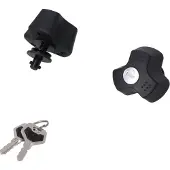 SW-Motech Varkaudenesto EVO-kantolaitteelle - QUICK-LOCK-toiminto. 2 vastaavaa lukkoa, 2 avainta.