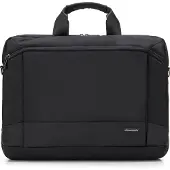 WITTCHEN Miesten 15.6" Laptop-laukku Kiiltävällä Lisällä, Musta Polyesteri