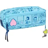 Snoopy Ressu Kolmilokeroinen Penaali Love, Vaaleansininen