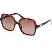 GUESS GAFAS Guess GU00190 57/17/140 Tummanruskea Aurinkolasit Etu injektoitu NAISILLE GU00190