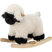 Bloomingville Dolly keinuhevonen lammas Valkoinen
