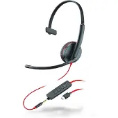 Poly Blackwire 3215 -monokuuloke, musta